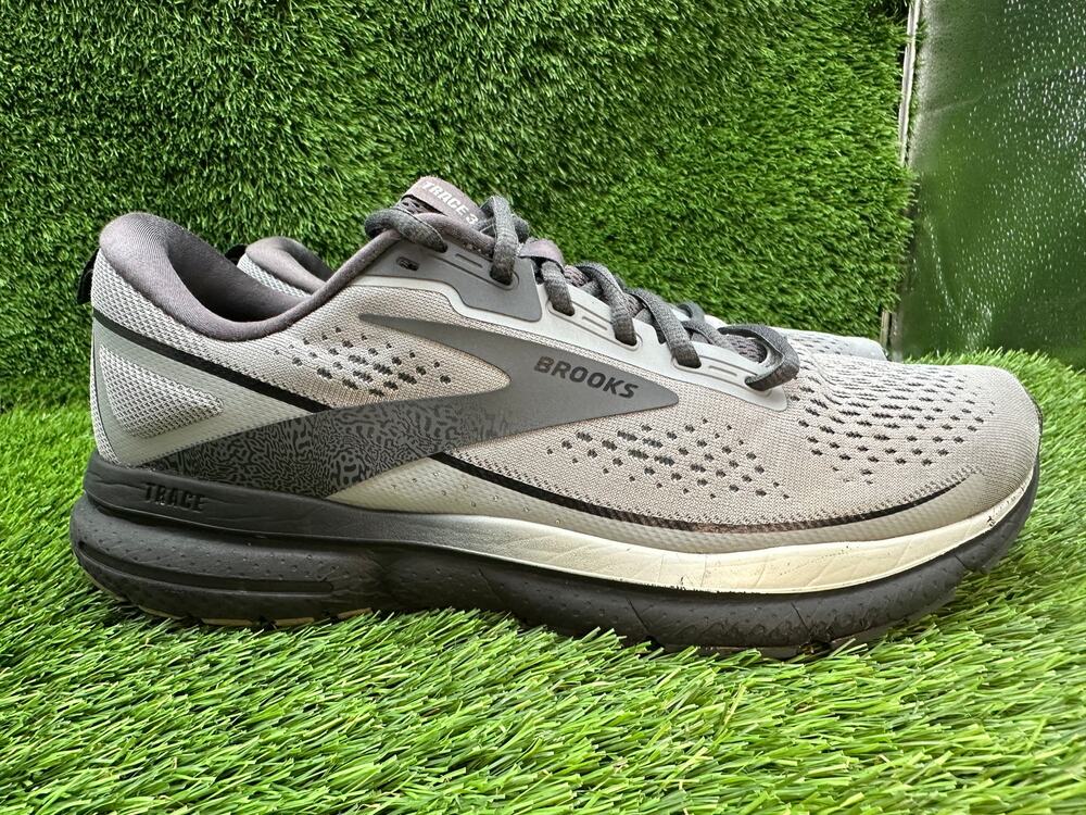 Brooks Trace 3 1104121D049 Athletic Sneaker Men's 9D Gray Mesh Training Running